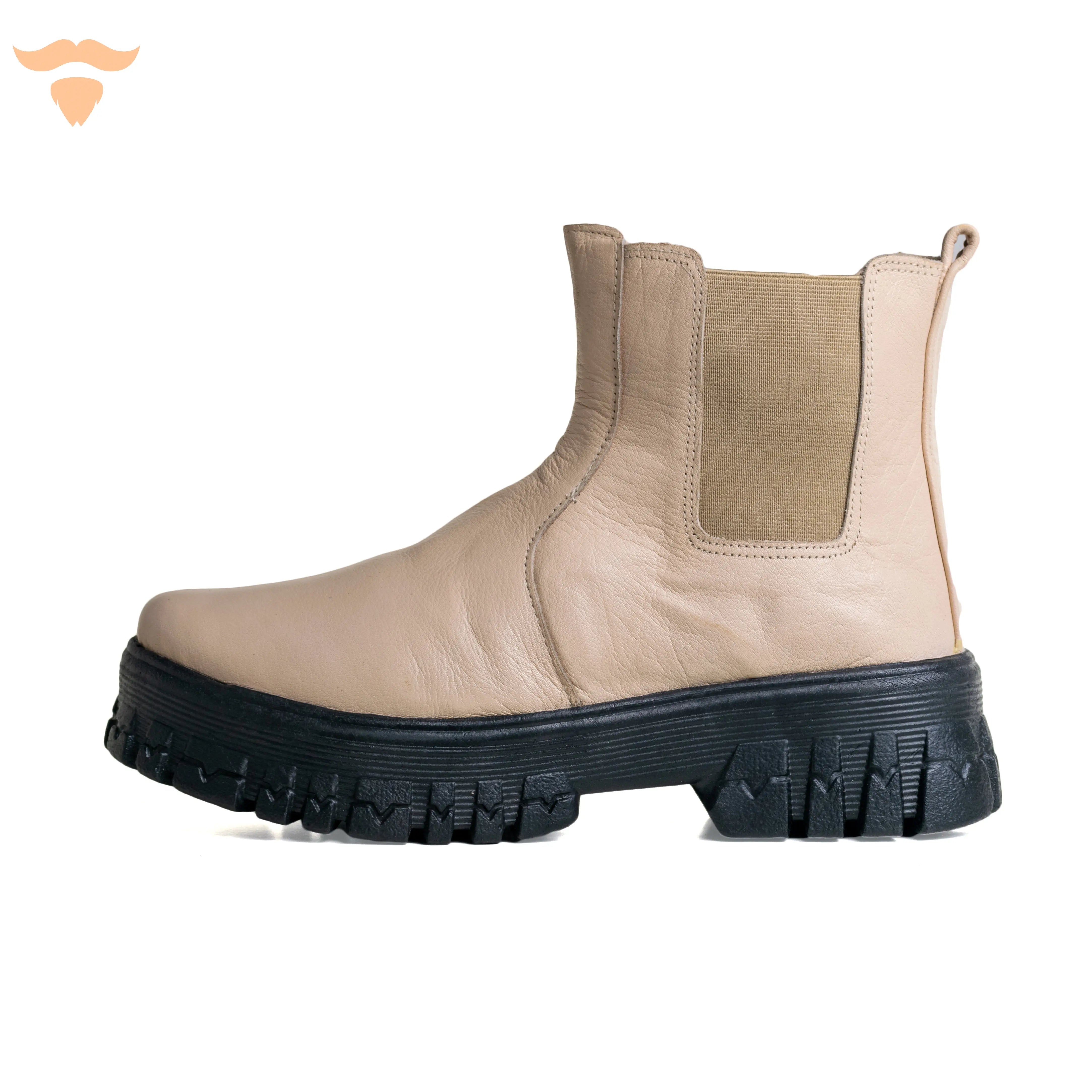 CHELSIA Half-Boots - Beige - UNCLE