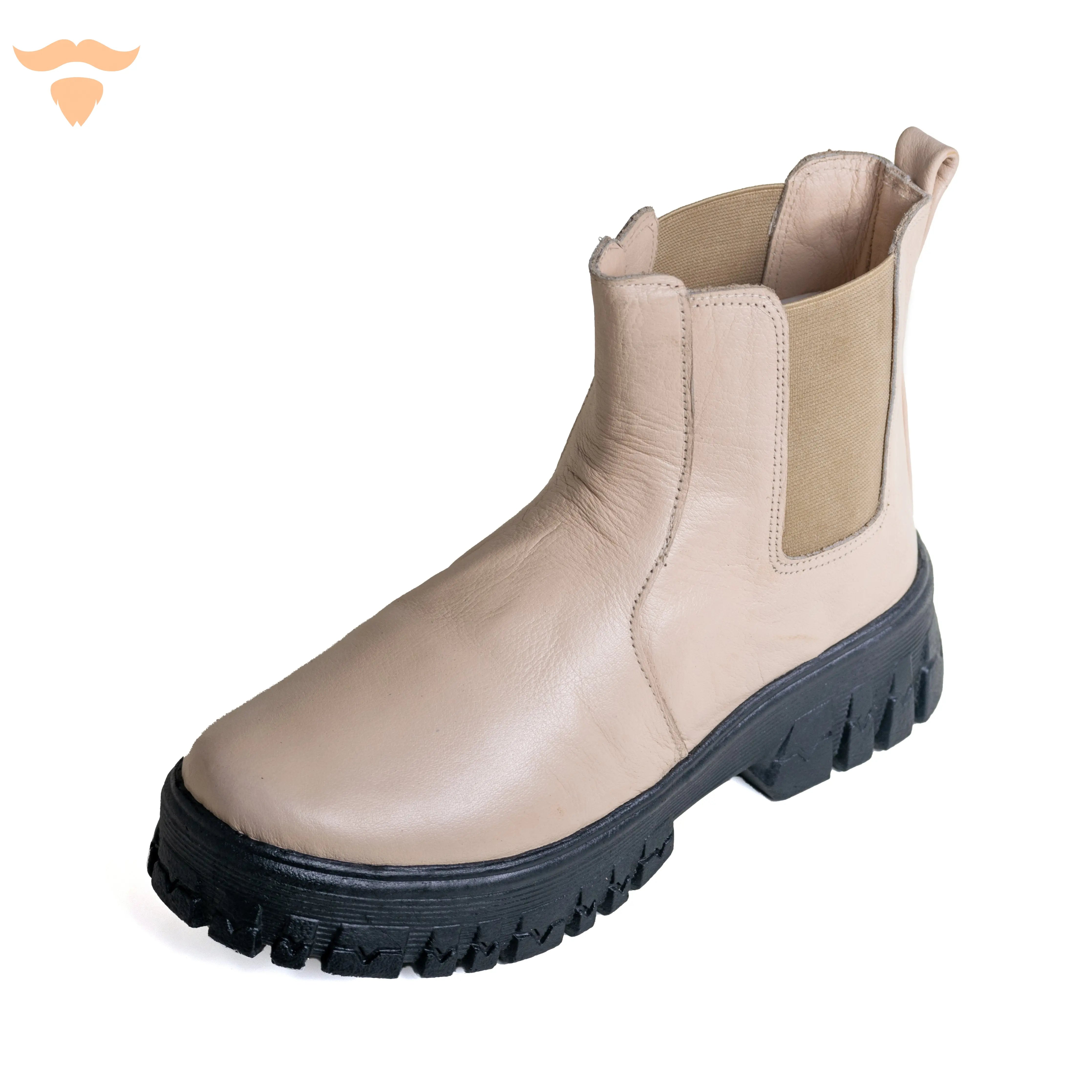 CHELSIA Half-Boots - Beige - UNCLE