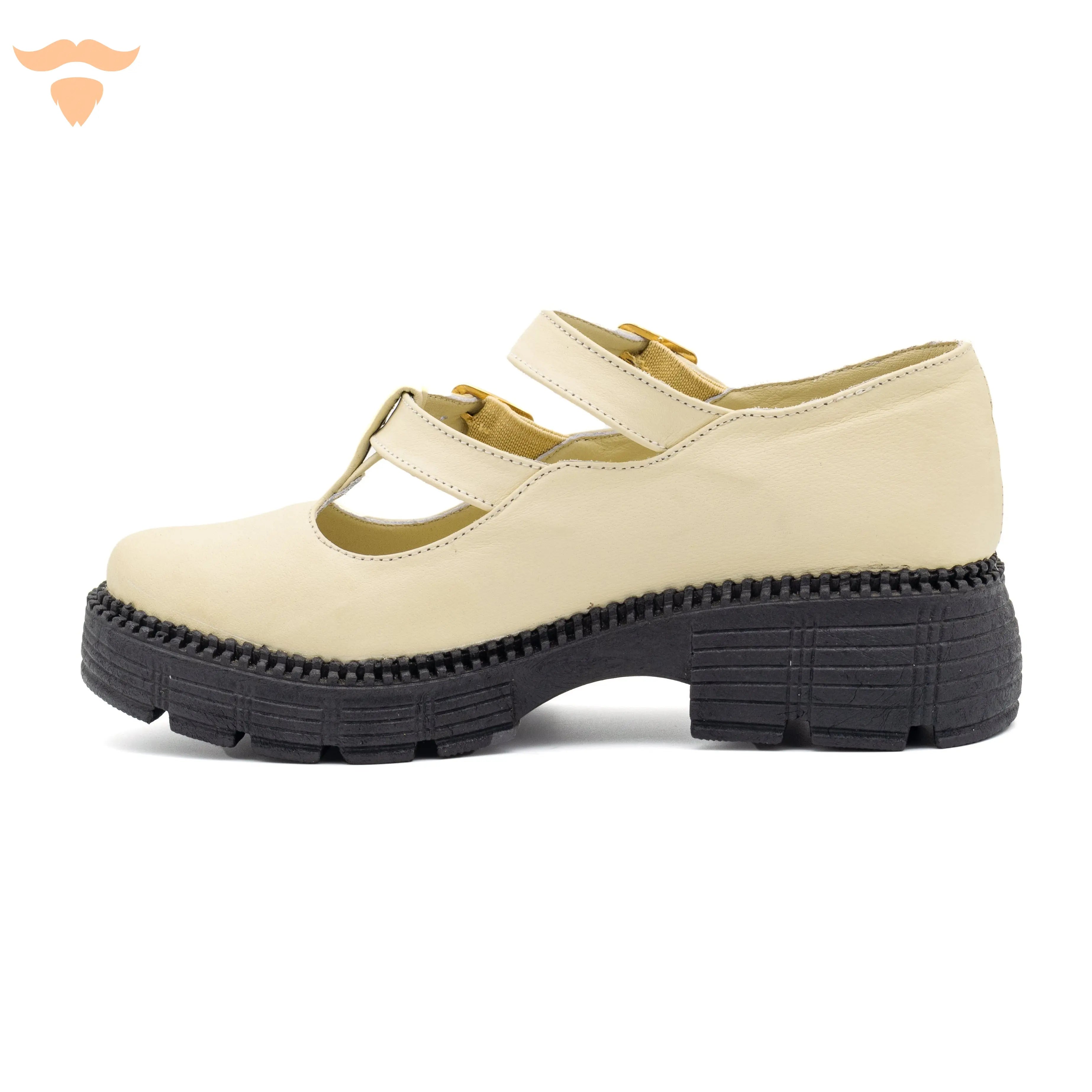 Chunky Classic Shoe - Beige - UNCLE