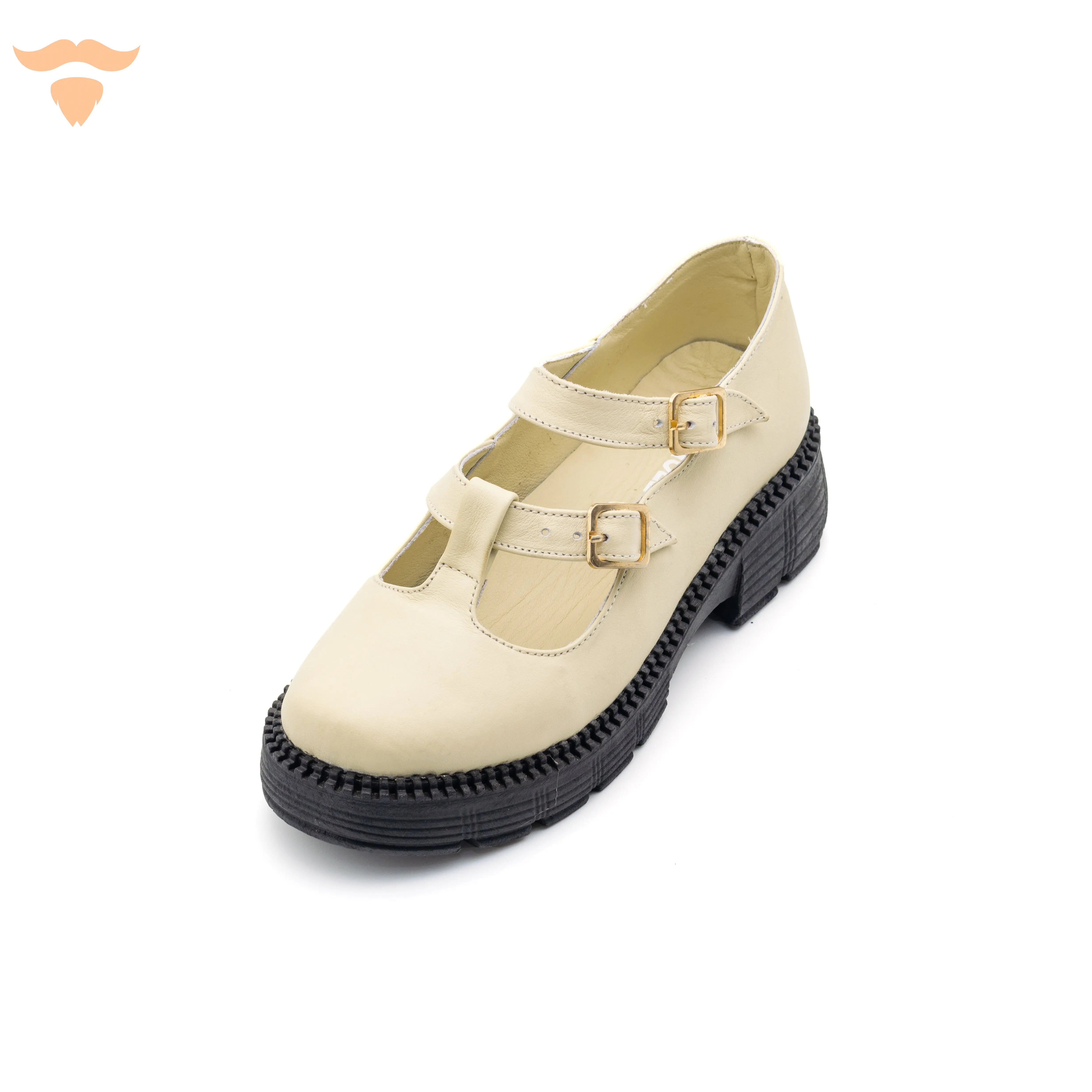 Chunky Classic Shoe - Beige - UNCLE