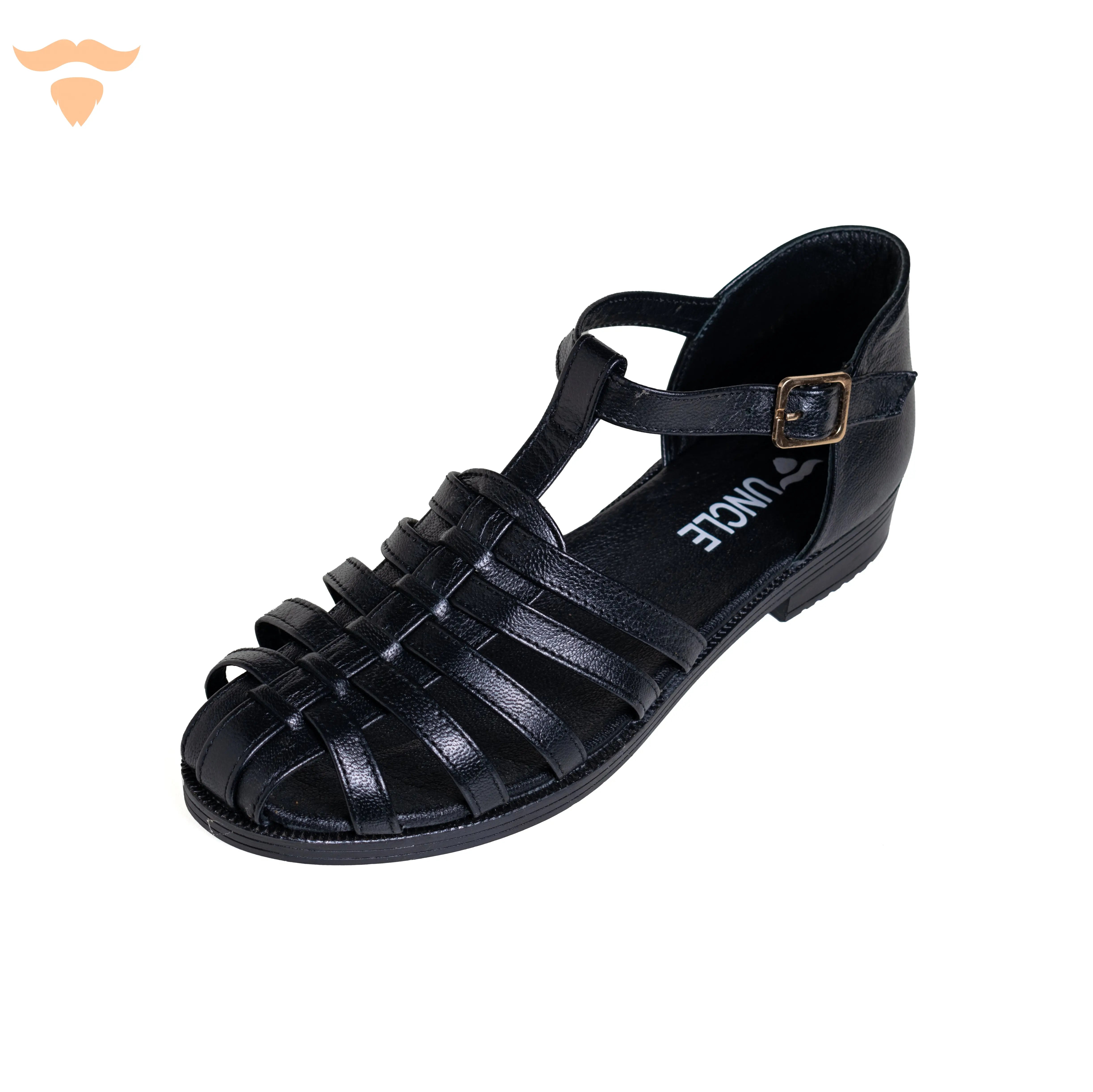 Classic Roman Sandals - Black UNCLE