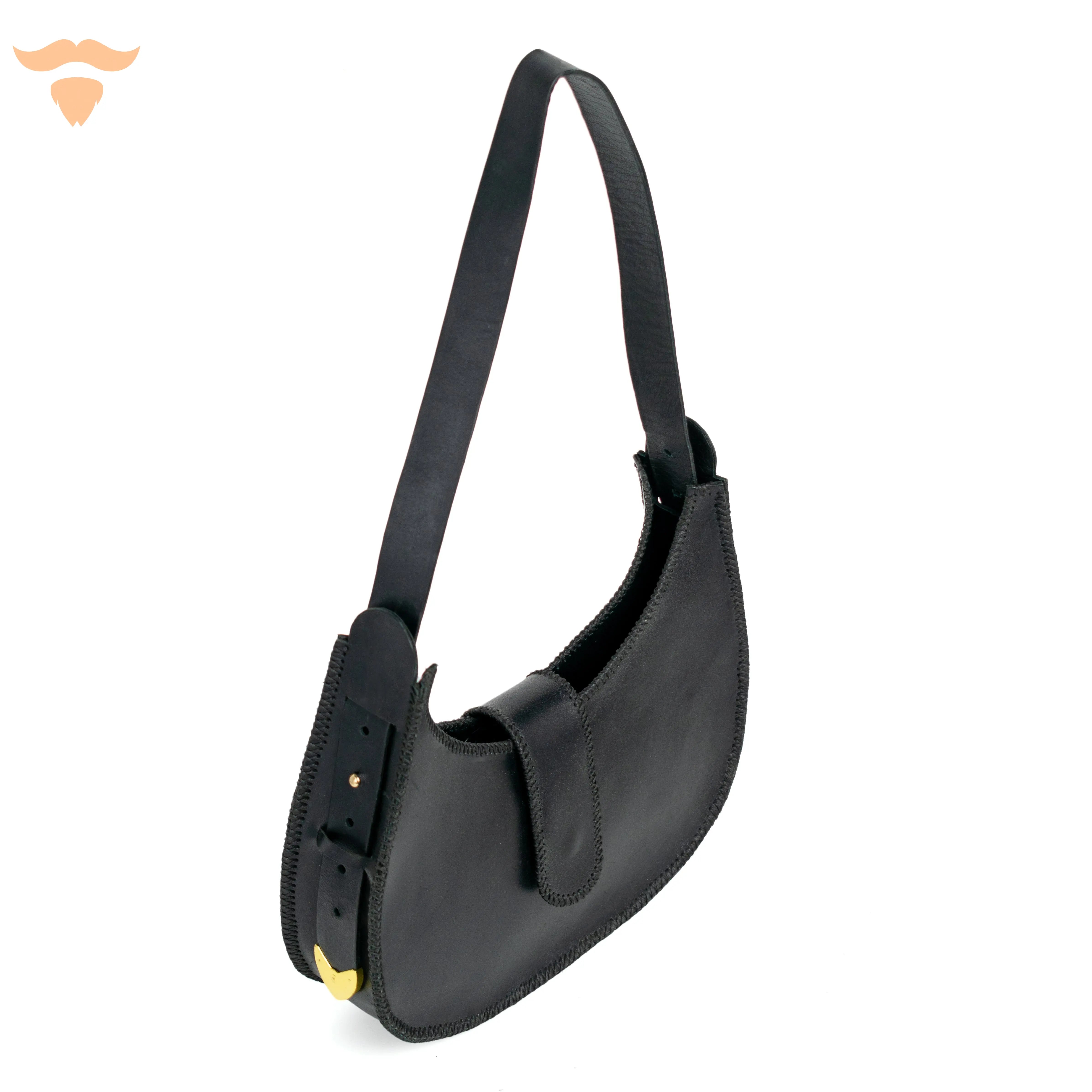 Round Hand Bag - Black - UNCLE