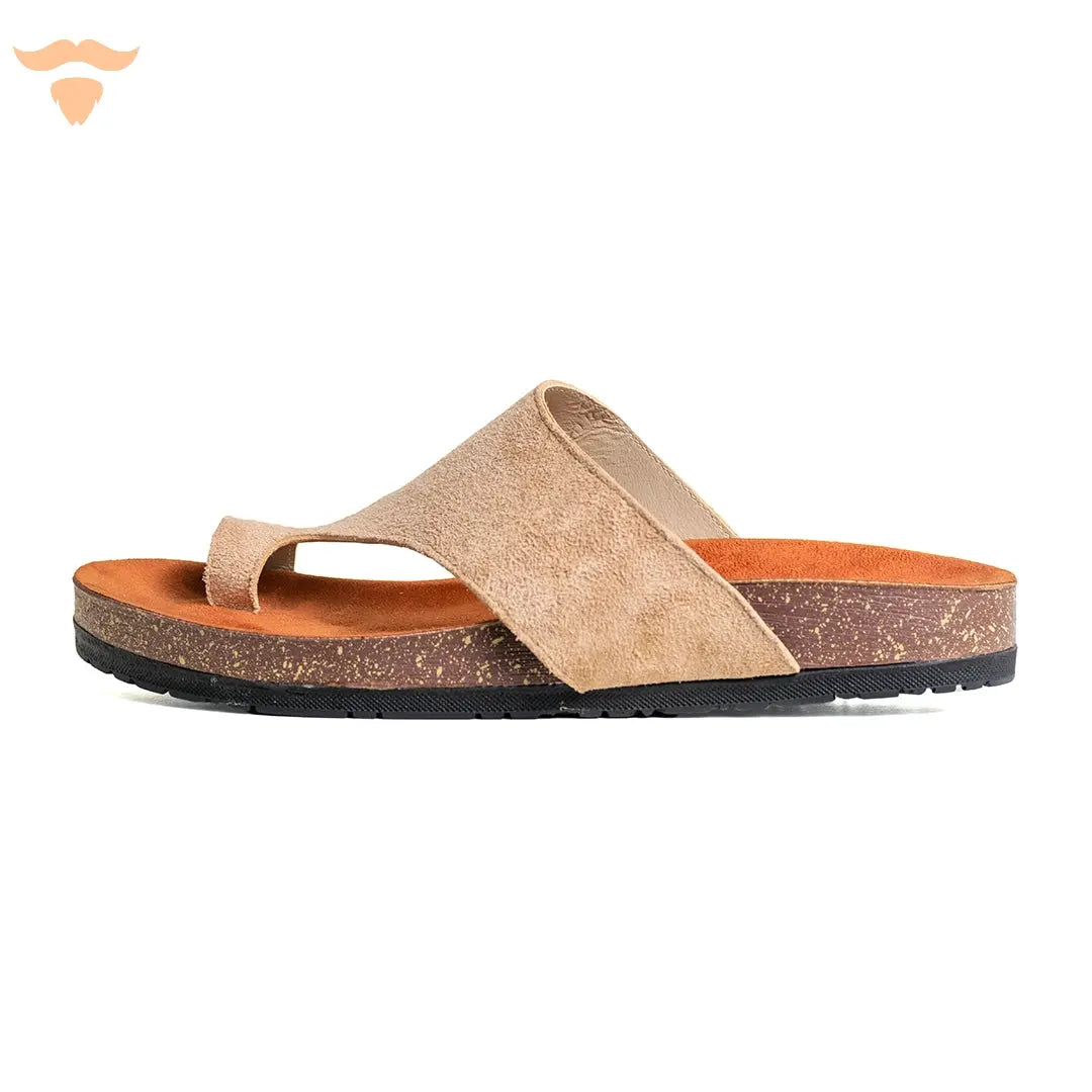 Soft-Toe Slipper - Beige UNCLE