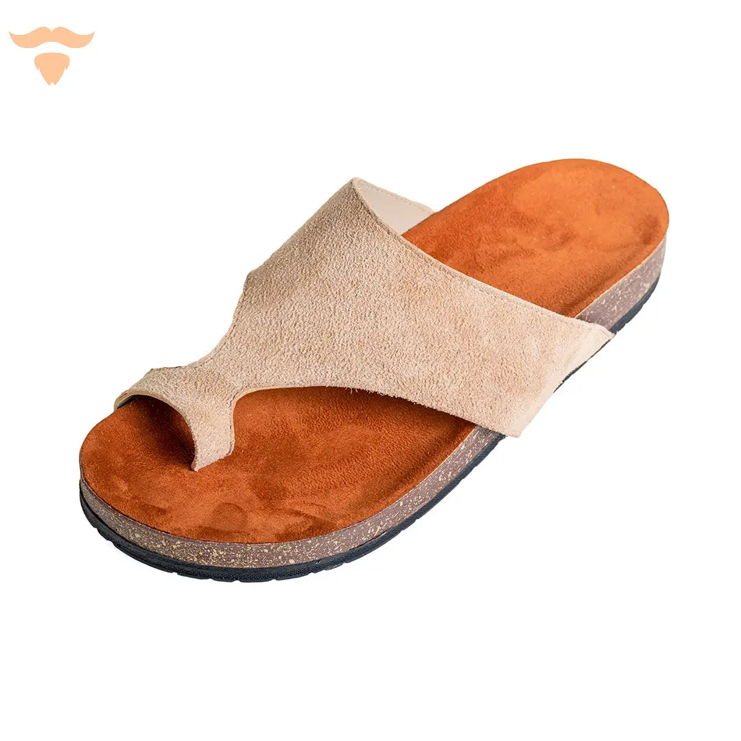 Soft-Toe Slipper - Beige UNCLE