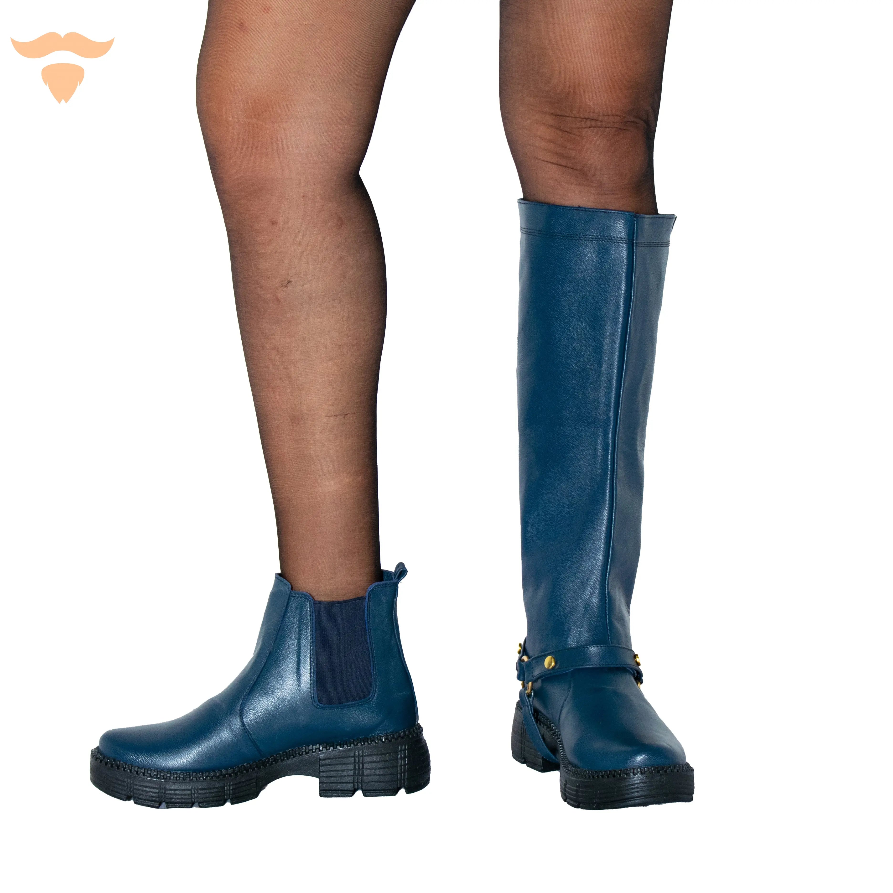TWO IN ONE Boots - Dark Blue - UNCLE