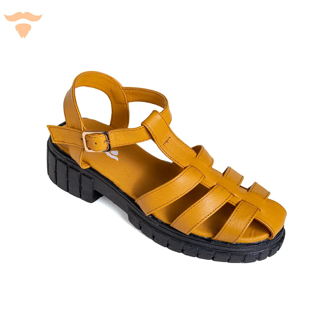 The Panther Sandals - Yellow - UNCLE