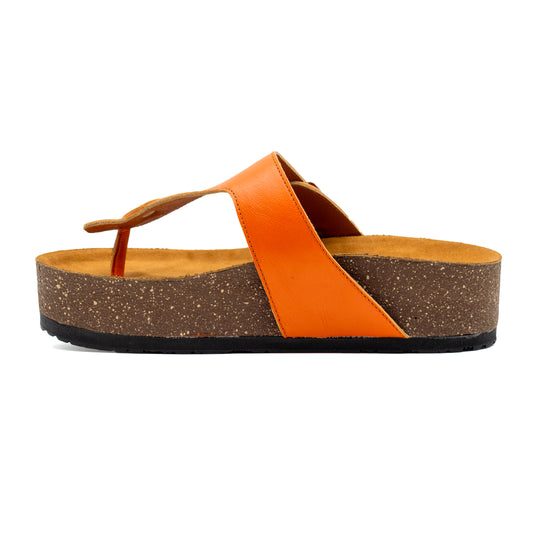 Vertical-Toe Slipper - Orange ( HIGH )