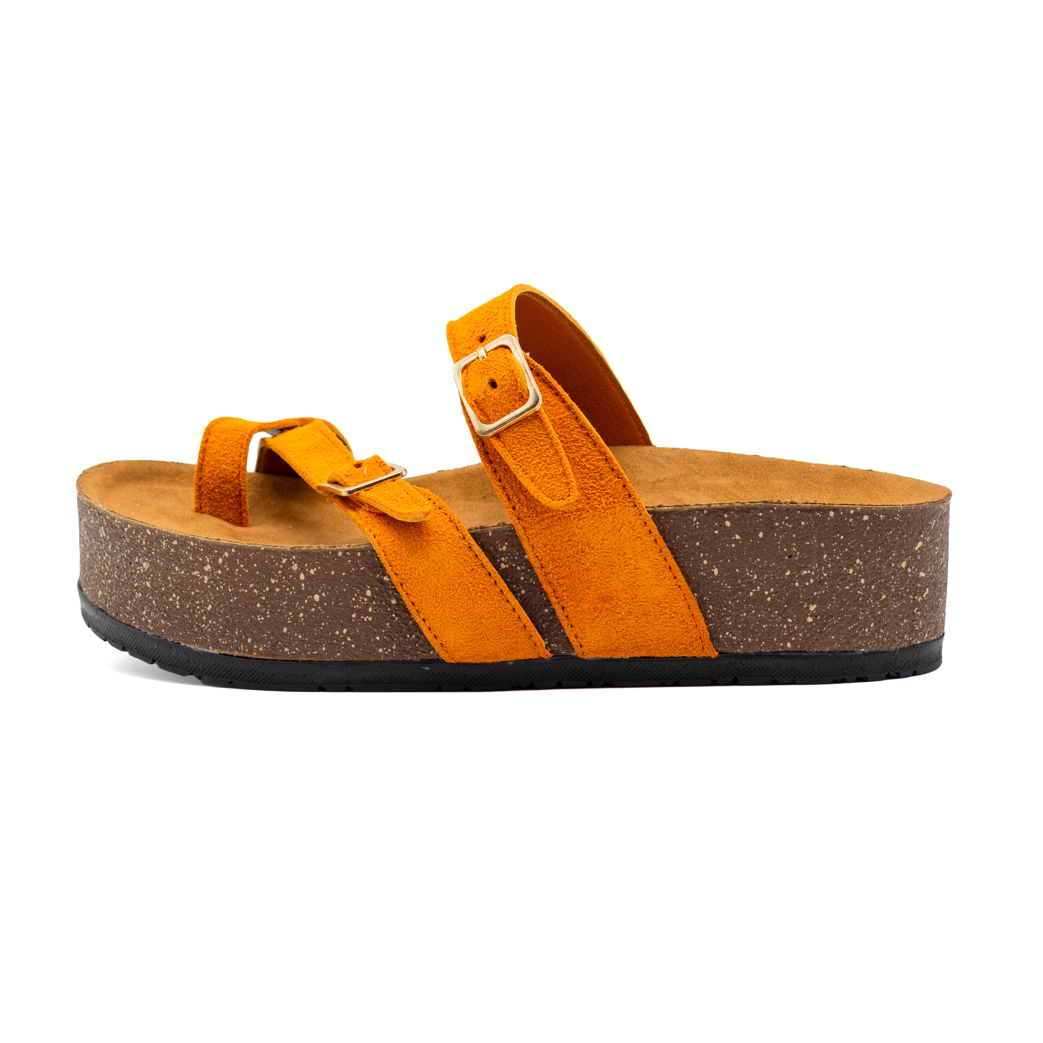 Round Toe Slipper - Orange ( HIGH )