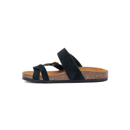 Round-Toe Slipper - Black