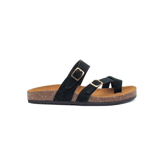 Round-Toe Slipper - Black