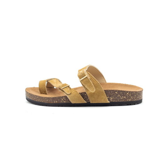 Round-Toe Slipper - Beige