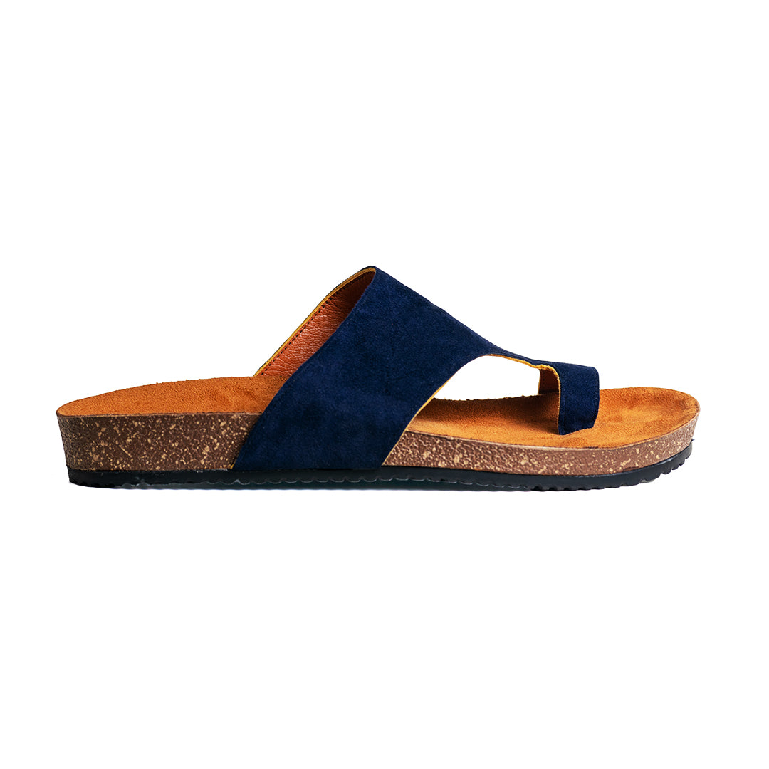 Soft-Toe Slipper - Dark Blue