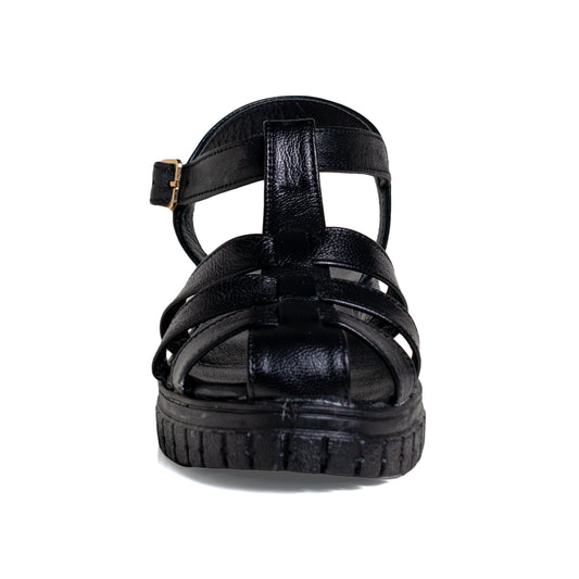 The Panther Sandals - black