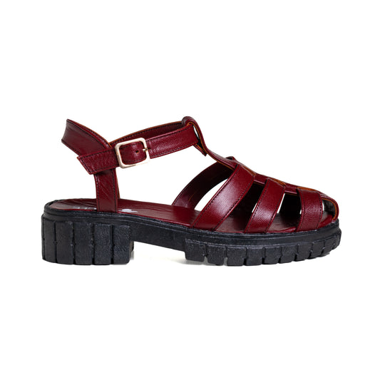 The Panther Sandals - Marron