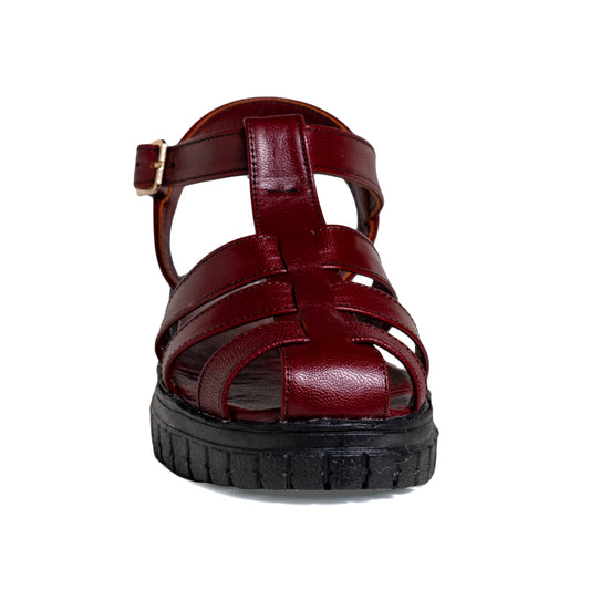 The Panther Sandals - Marron