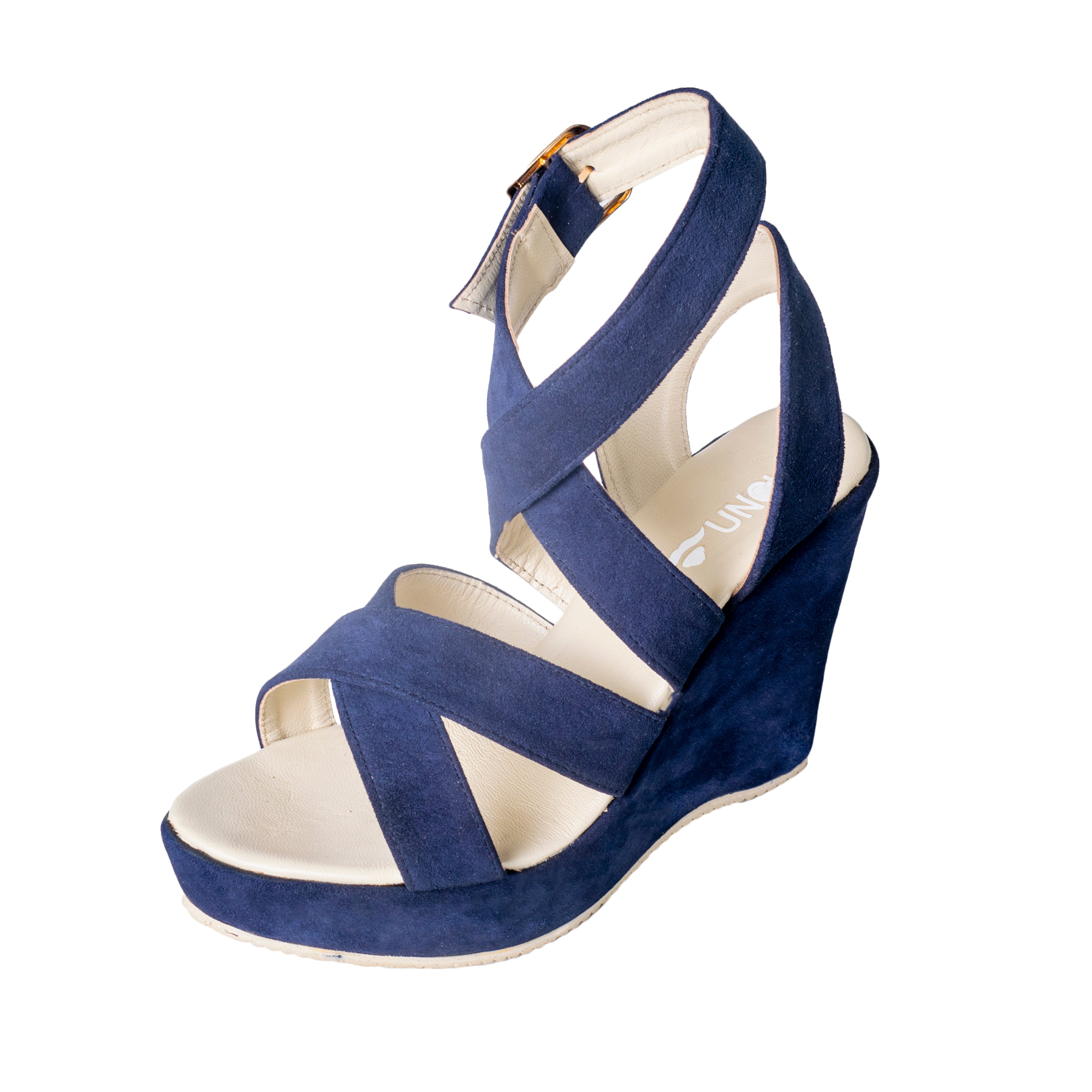 Wedges Sandals - Dark Blue