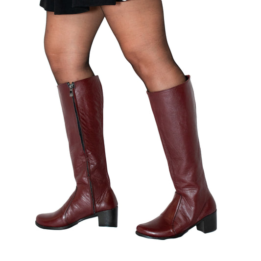 Slim Fit Boots - Marron