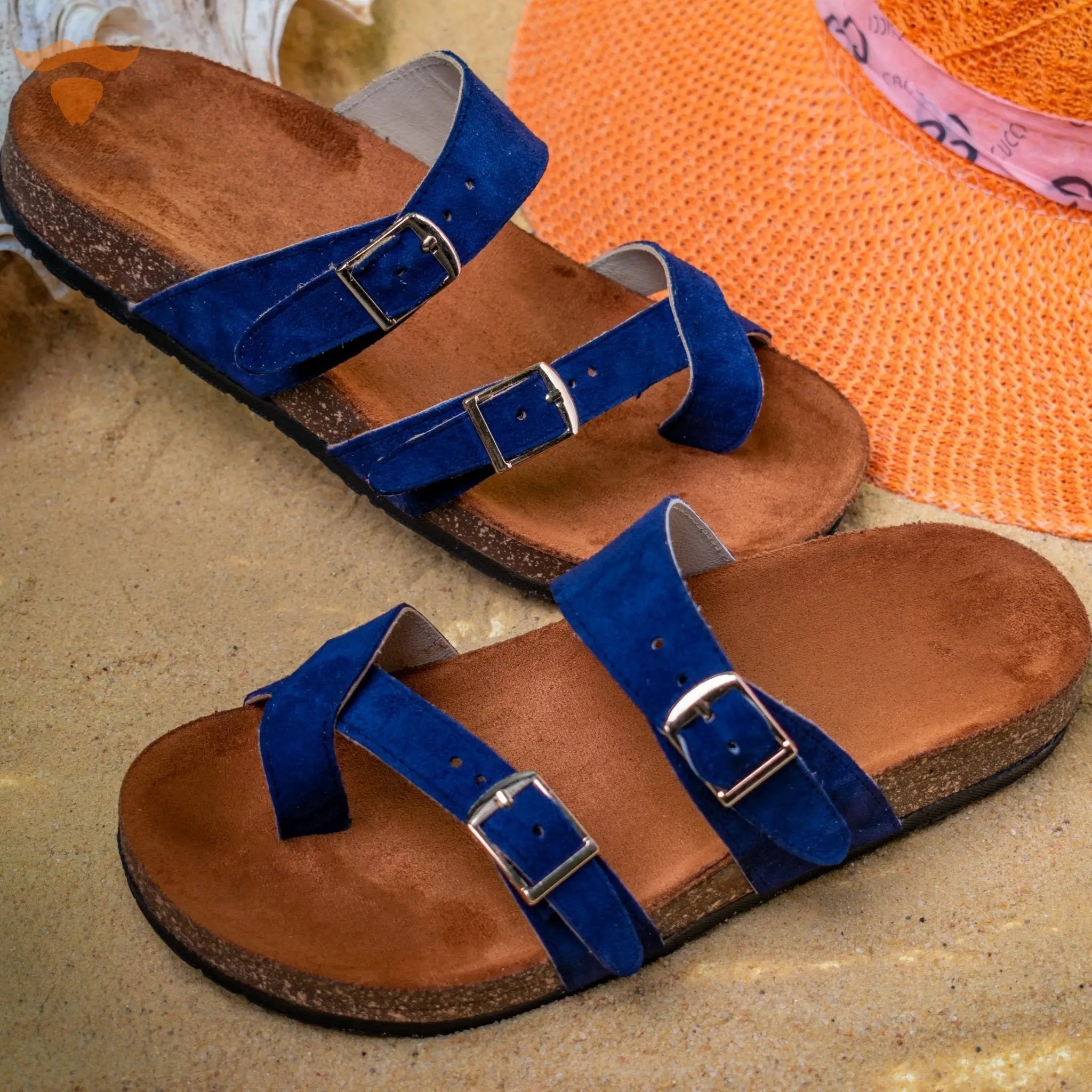 Round-Toe Slipper - Blue