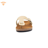 Vertical-Toe Slipper - Beige UNCLE