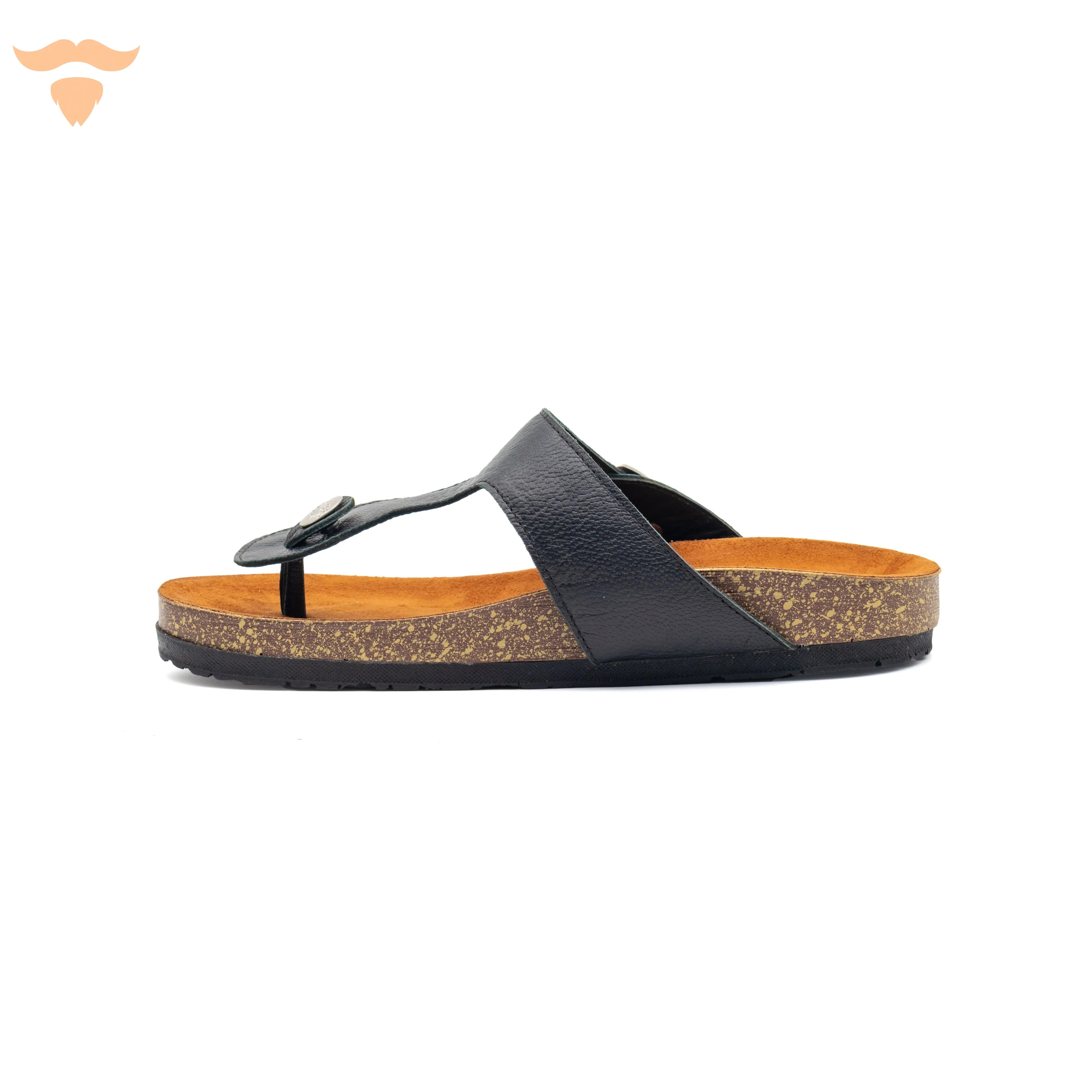 Vertical-Toe Slipper - Black