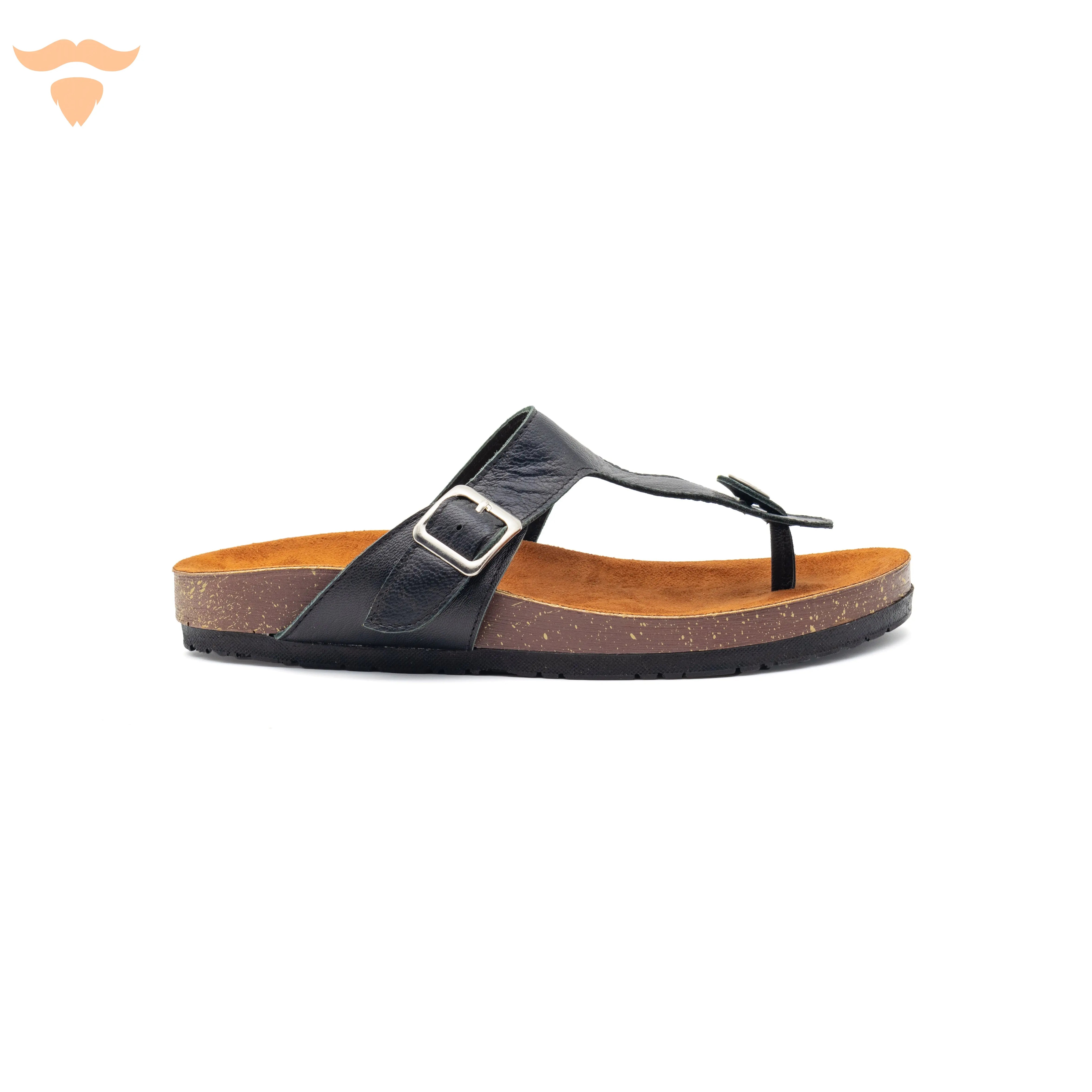Vertical-Toe Slipper - Black