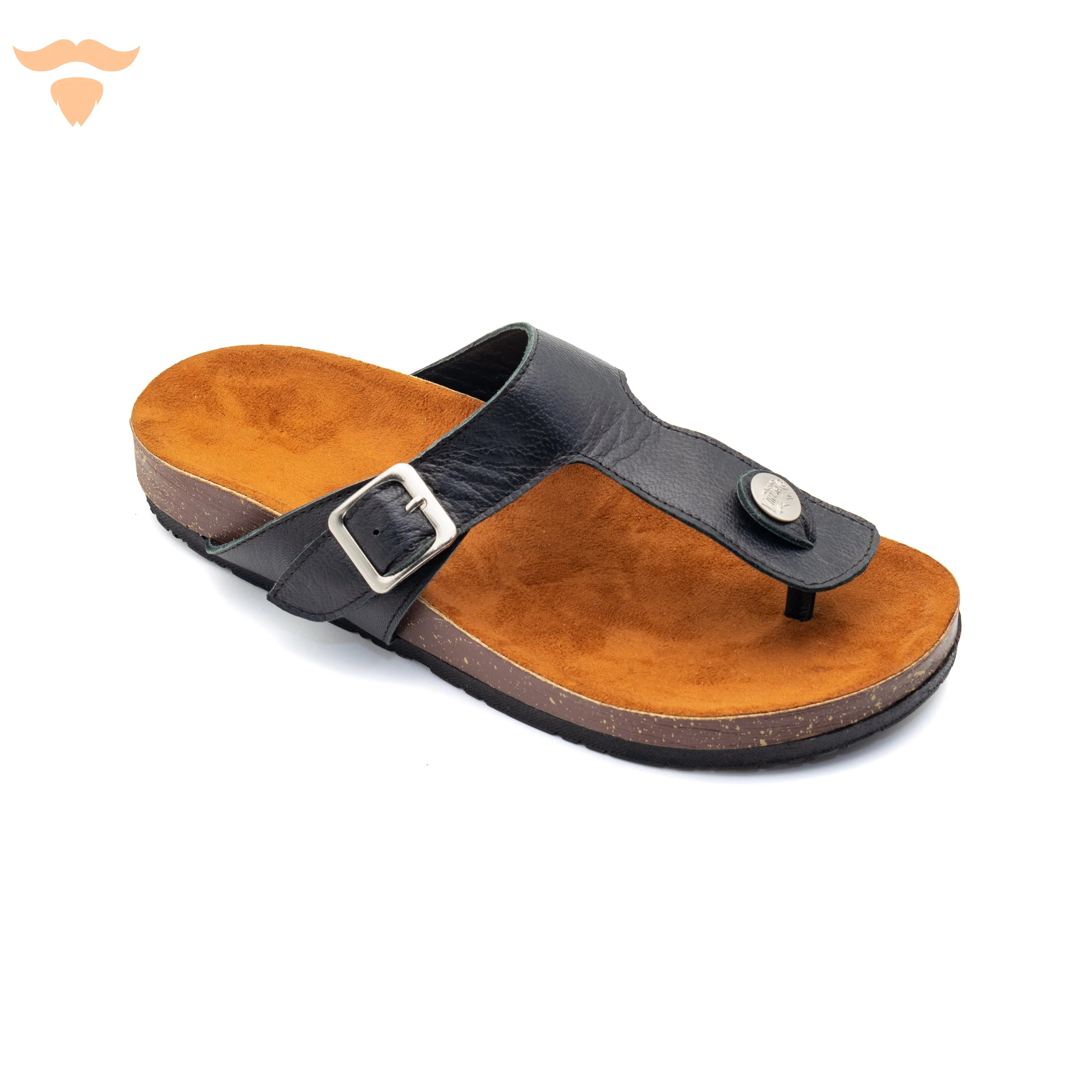Vertical-Toe Slipper - Black UNCLE