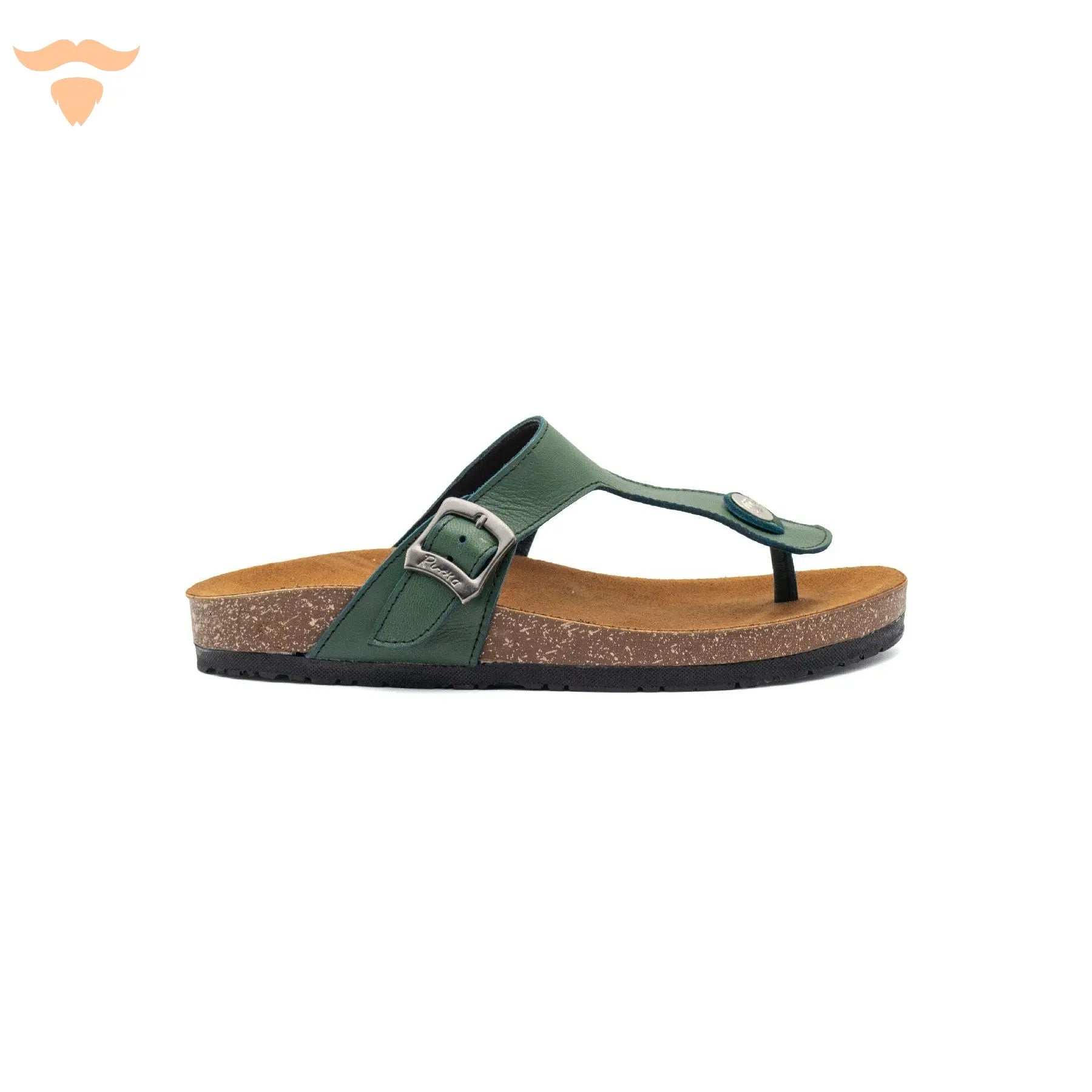 Vertical-Toe Slipper - Dark-Green