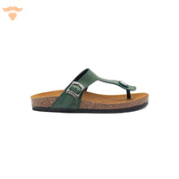 Vertical-Toe Slipper - Dark-Green UNCLE
